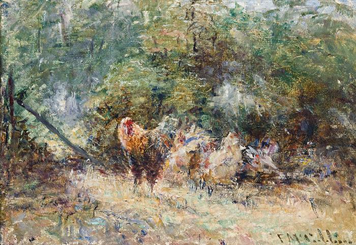 Frederick Mccubbin Study of Poultry by Frederick McCubbin oil painting image